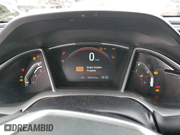 2020 Honda Civic Sedan Sport with VIN 2HGFC2F89LH506406, listed as a Copart auction lot 43236115 with 39,214 mi miles and Salvage Title. Bid and sale history available at carsss.com. Image 9.