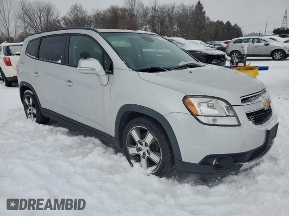 2014 Chevrolet Orlando z VIN KL77P2EK4EK507427, wystawiony jako Copart lot #87641825 z przebiegiem 138 625 mil mil oraz Tytuł czysty. Historia ofert i sprzedaży dostępna na DreamBid. Obrazek 4.
