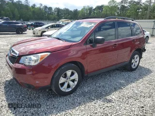 2015 Subaru Forester 2.5i with VIN JF2SJABC9FH460210, listed as a Copart auction lot 52627665 with 62,086 mi miles and Salvage Title. Bid and sale history available at carsss.com. Image 1.