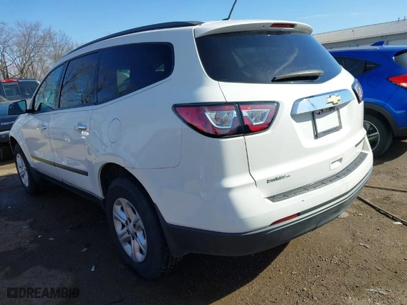 2014 Chevrolet Traverse LS with VIN 1GNKRFEDXEJ137257, listed as a IAAI auction lot 41812148 with 163,794 mi miles. Bid and sale history available at carsss.com. Image 3.