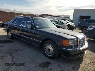 1990 Mercedes-Benz 560 with VIN WDBCA39EXLA503543, listed as a Copart auction lot 65978444 with 195,635 mi miles and Clean Title. Bid and sale history available at DreamBid. Image 4.