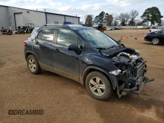 2022 Chevrolet Trax LT with VIN KL7CJLSM0NB516282, listed as a Copart auction lot 43258405 with 52,490 mi miles and Salvage Title. Bid and sale history available at carsss.com. Image 4.