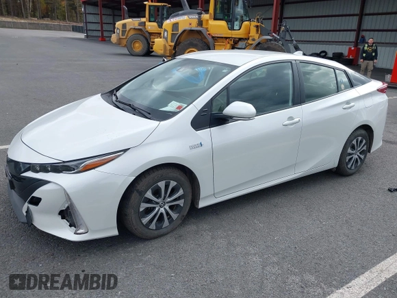2021 Toyota Prius LE with VIN JTDKAMFP4M3183182, listed as a IAAI auction lot 41247715 with 46,673 mi miles and . Bid and sale history available at DreamBid. Image 2.