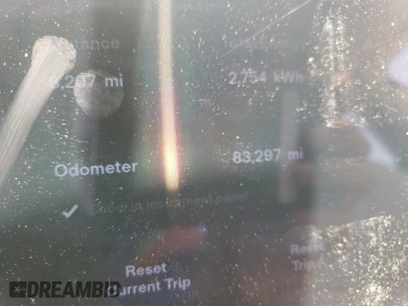 2017 Tesla Model S 100D with VIN 5YJSA1E25HF220902, listed as a Copart auction lot 56442684 with 83,297 mi miles and Salvage title. Bid and sale history available at DreamBid. Image 9.