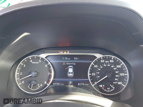 2024 Nissan Altima SV with VIN 1N4BL4DV1RN383465, listed as a IAAI auction lot 42720120 with 44,186 mi miles and . Bid and sale history available at DreamBid. Image 7.