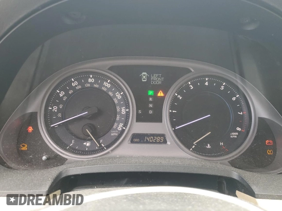 2008 Lexus IS with VIN JTHBK262685075547, listed as a Copart auction lot 52454725 with 140,289 mi miles and Salvage Title. Bid and sale history available at carsss.com. Image 9.