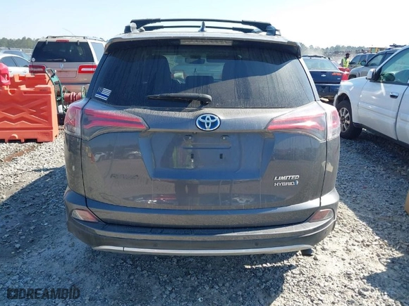 2017 Toyota RAV4 Hybrid Limited with VIN JTMDJREV8HD135223, listed as a IAAI auction lot 41660105 with NaN miles. Bid and sale history available at carsss.com. Image 16.