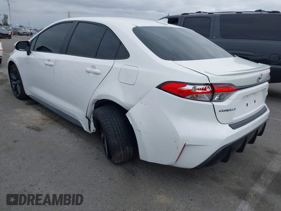 2024 Toyota Corolla SE with VIN 5YFS4MCE9RP192078, listed as a IAAI auction lot 41861979 with 7,996 mi miles and . Bid and sale history available at DreamBid. Image 3.