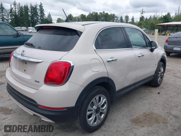 2016 FIAT 500X Lounge with VIN ZFBCFYDT0GP345757, listed as a IAAI auction lot 42539167 with 59,582 mi miles and . Bid and sale history available at DreamBid. Image 4.