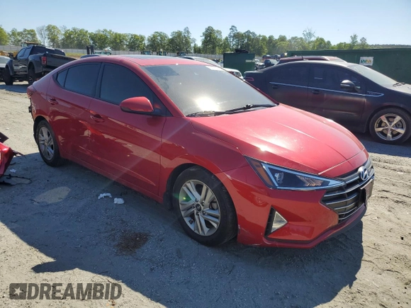 2020 Hyundai Elantra SEL z VIN 5NPD84LF1LH552891, wystawiony jako Copart lot #55763045 z przebiegiem 27 332 mil mil oraz Szkoda całkowita • Salvage title. Historia ofert i sprzedaży dostępna na DreamBid. Obrazek 4.