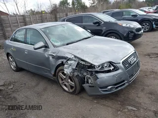 2007 Audi A4 2.0T with VIN WAUDF78E07A146604, listed as a IAAI auction lot 41836070 with 60,493 mi miles. Bid and sale history available at carsss.com. Image 1.