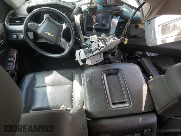 2019 Chevrolet Suburban LT with VIN 1GNSKHKC6KR202548, listed as a Copart auction lot 60195714 with 156,087 mi miles and Salvage Title. Bid and sale history available at DreamBid. Image 8.