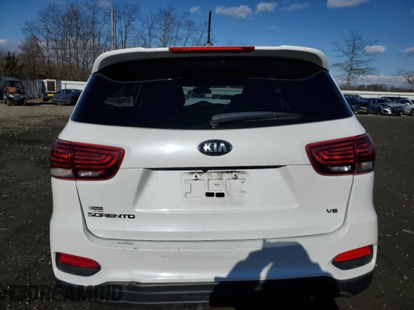2020 Kia Sorento LX with VIN 5XYPG4A51LG616073, listed as a Copart auction lot 83367574 with Not Provided miles and Salvage Title. Bid and sale history available at DreamBid. Image 6.