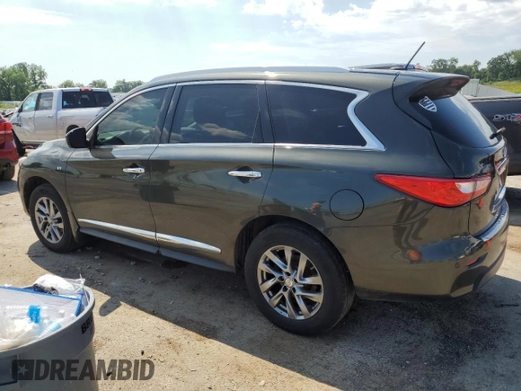 2014 Infiniti QX60 with VIN 5N1AL0MM1EC516362, listed as a Copart auction lot 62990775 with 171,491 mi miles and Clean title. Bid and sale history available at DreamBid. Image 2.