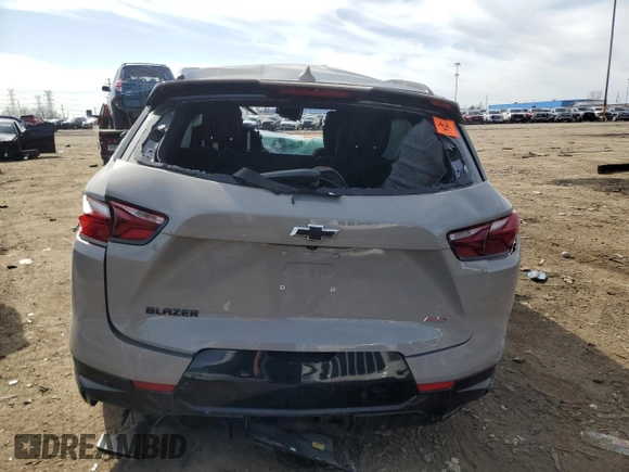 2021 Chevrolet Blazer RS with VIN 3GNKBERS3MS570651, listed as a Copart auction lot 49137475 with Not provided miles and Non repairable. Bid and sale history available at DreamBid. Image 6.