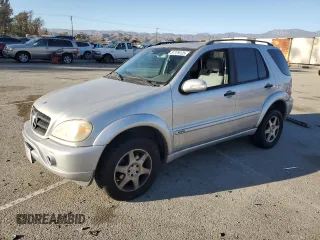 2004 Mercedes-Benz M-Class 3.5L with VIN 4JGAB57E84A480300, listed as a Copart auction lot 87729125 with 144,150 mi miles and Salvage Title. Bid and sale history available at carsss.com. Image 1.