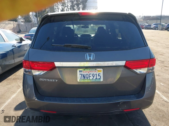 2015 Honda Odyssey EX-L with VIN 5FNRL5H61FB126933, listed as a IAAI auction lot 42003978 with 69,025 mi miles and . Bid and sale history available at carsss.com. Image 17.