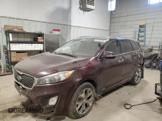 2016 Kia Sorento SXL with VIN 5XYPKDA53GG124505, listed as a Copart auction lot 87752245 with 148,401 mi miles and Salvage title. Bid and sale history available at DreamBid. Image 1.