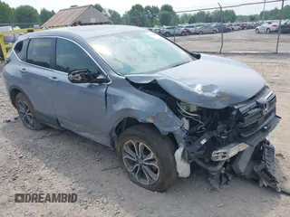 2022 Honda CR-V EX with VIN 2HKRW2H52NH600062, listed as a IAAI auction lot 42411494 with 43,553 mi miles and . Bid and sale history available at DreamBid. Image 1.