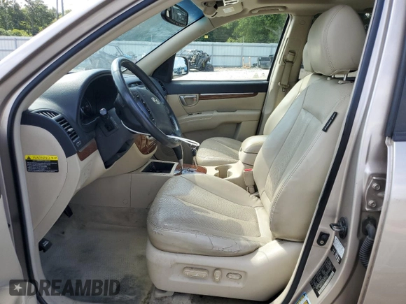 2007 Hyundai Santa Fe SE with VIN 5NMSH13E77H121083, listed as a Copart auction lot 56556935 with 176,751 mi miles and Salvage title. Bid and sale history available at DreamBid. Image 7.