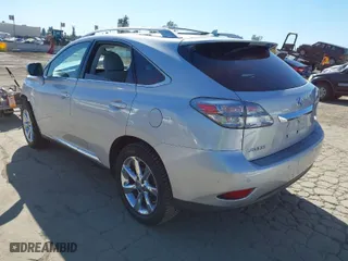 2010 Lexus RX 350 with VIN JTJZK1BA9A2410070, listed as a IAAI auction lot 41648216 with 119,920 mi miles. Bid and sale history available at carsss.com. Image 3.