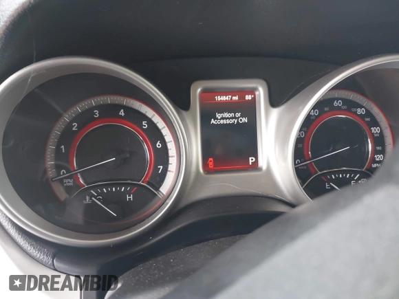 2014 Dodge Journey SXT with VIN 3C4PDCBB3ET144042, listed as a IAAI auction lot 42095860 with 154,847 mi miles. Bid and sale history available at carsss.com. Image 7.