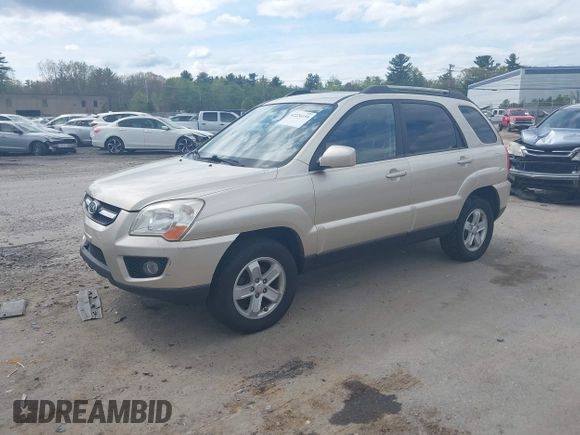 2009 Kia Sportage LX with VIN KNDJE723897625045, listed as a IAAI auction lot 42226159 with 201,266 mi miles and . Bid and sale history available at carsss.com. Image 2.