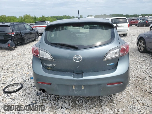 2013 Mazda 3 i Touring with VIN JM1BL1LP9D1754237, listed as a Copart auction lot 58204075 with 190,946 mi miles and Salvage title. Bid and sale history available at DreamBid. Image 6.
