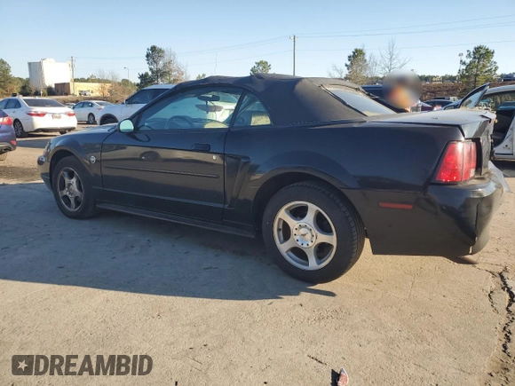 2004 Ford Mustang Deluxe with VIN 1FAFP44664F208419, listed as a Copart auction lot 46318695 with 151,942 mi miles and Salvage Title. Bid and sale history available at carsss.com. Image 2.