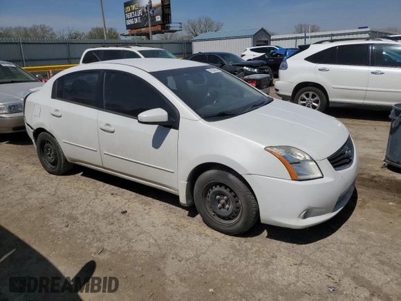 2012 Nissan Sentra S with VIN 3N1AB6AP9CL616383, listed as a Copart auction lot 51924265 with 168,147 mi miles and Salvage Title. Bid and sale history available at DreamBid. Image 4.