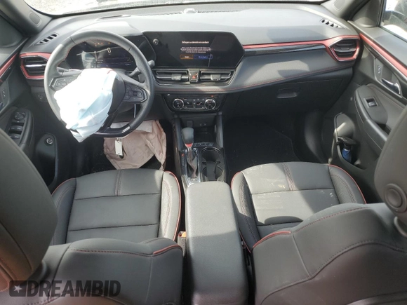 2025 Chevrolet TrailBlazer RS with VIN KL79MTSL9SB008123, listed as a Copart auction lot 42805165 with 10,744 mi miles and Salvage Title. Bid and sale history available at carsss.com. Image 9.