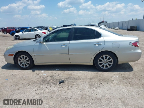 2004 Lexus ES 350 with VIN JTHBA30G645013279, listed as a IAAI auction lot 39849383 with 217,632 mi miles and . Bid and sale history available at DreamBid. Image 6.