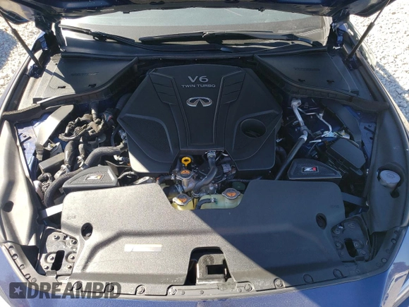 2020 Infiniti Q50 Red Sport 400 with VIN JN1FV7AP9LM630521, listed as a Copart auction lot 45951955 with 25,865 mi miles and Salvage title. Bid and sale history available at DreamBid. Image 11.