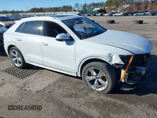 2023 Audi Q8 Premium with VIN WA1AVBF14PD022081, listed as a IAAI auction lot 41623196 with 8,432 mi miles and . Bid and sale history available at DreamBid. Image 1.