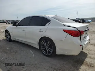 2017 Infiniti Q50 Premium with VIN JN1EV7AP4HM732408, listed as a Copart auction lot 58700435 with 103,304 mi miles and Salvage title. Bid and sale history available at DreamBid. Image 2.