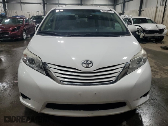 2016 Toyota Sienna LE AAS with VIN 5TDKK3DC9GS705508, listed as a Copart auction lot 43734375 with 109,350 mi miles and Salvage Title. Bid and sale history available at DreamBid. Image 5.
