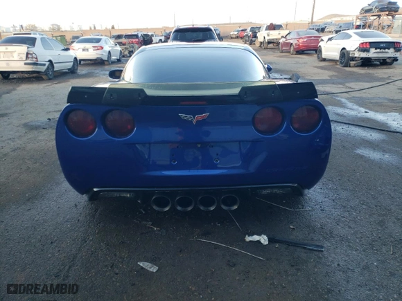 2007 Chevrolet Corvette with VIN 1G1YY26U075112319, listed as a Copart auction lot 87666935 with 0 mi miles and Salvage Title. Bid and sale history available at carsss.com. Image 6.