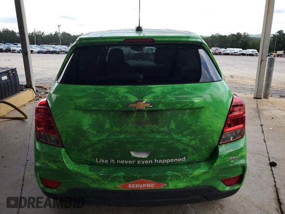 2020 Chevrolet Trax LS with VIN 3GNCJKSB6LL304890, listed as a Copart auction lot 60427315 with Not provided miles and Salvage title. Bid and sale history available at DreamBid. Image 6.