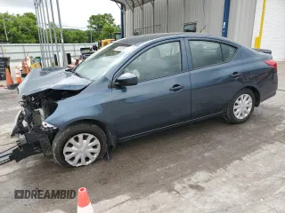 2017 Nissan Versa SV with VIN 3N1CN7AP5HL847763, listed as a Copart auction lot 58640695 with 97,350 mi miles and Salvage title. Bid and sale history available at DreamBid. Image 1.