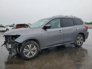 2018 Nissan Pathfinder S with VIN 5N1DR2MN4JC604526, listed as a Copart auction lot 47892325 with 66,187 mi miles and Salvage Title. Bid and sale history available at carsss.com. Image 1.