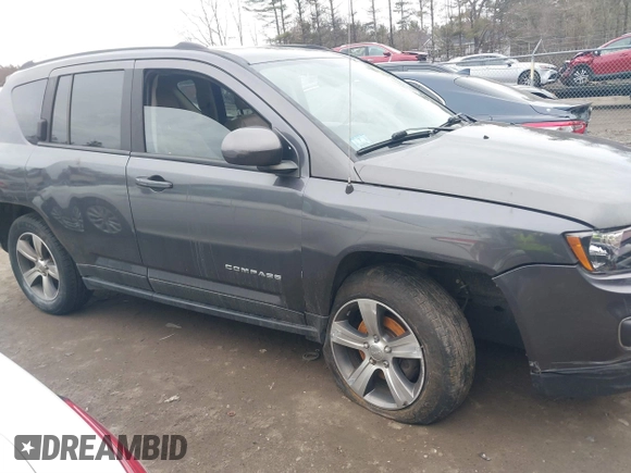 2017 Jeep Compass High Altitude with VIN 1C4NJDEBXHD193802, listed as a IAAI auction lot 41718878 with 123,949 mi miles. Bid and sale history available at carsss.com. Image 13.