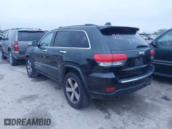 2015 Jeep Grand Cherokee High Altitude with VIN 1C4RJECG1FC654247, listed as a IAAI auction lot 41897014 with 204,630 mi miles. Bid and sale history available at carsss.com. Image 3.