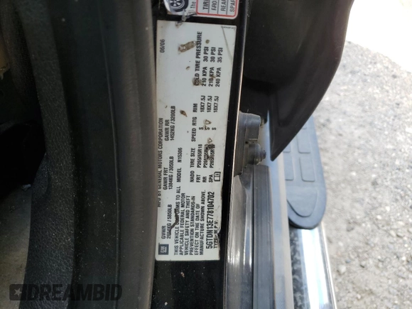 2007 Hummer H3 SUV with VIN 5GTDN13E778104702, listed as a Copart auction lot 72533514 with 250,312 mi miles and Salvage Title. Bid and sale history available at carsss.com. Image 12.