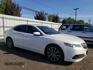2016 Acura TLX V6 Advance with VIN 19UUB3F77GA003288, listed as a Copart auction lot 70760644 with 183,657 mi miles and Salvage Title. Bid and sale history available at carsss.com. Image 4.