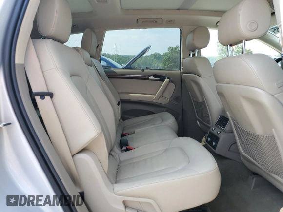 2014 Audi Q7 Premium Plus with VIN WA1LGAFE1ED007650, listed as a Copart auction lot 59182355 with 157,573 mi miles and Salvage title. Bid and sale history available at DreamBid. Image 11.