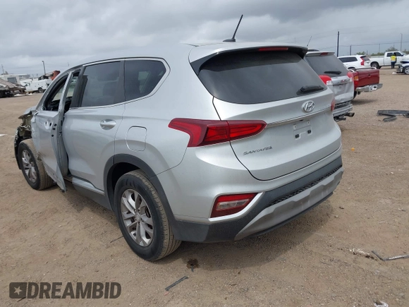 2019 Hyundai Santa Fe SE z VIN 5NMS23AD4KH046066, wystawiony jako IAAI lot #41880900 z przebiegiem 45 220 mil mil oraz . Historia ofert i sprzedaży dostępna na DreamBid. Obrazek 3.