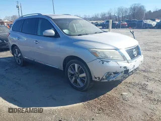 2013 Nissan Pathfinder SL with VIN 5N1AR2MM4DC614035, listed as a IAAI auction lot 41600176 with 304,748 mi miles and . Bid and sale history available at DreamBid. Image 1.