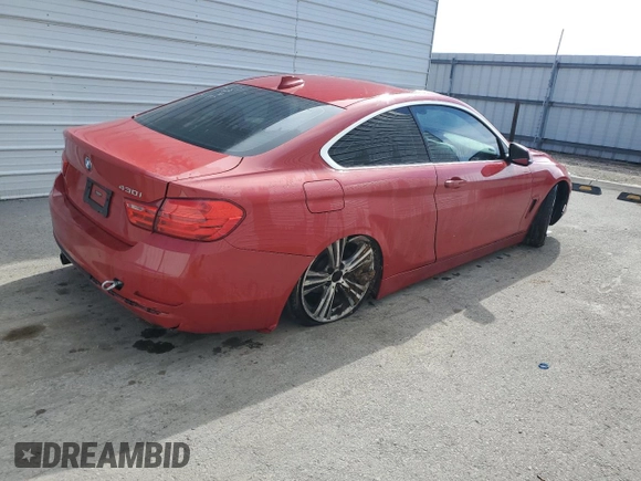 2017 BMW 4 Series 430i with VIN WBA4R7C59HK876327, listed as a Copart auction lot 52001395 with 89,834 mi miles and Salvage Title. Bid and sale history available at DreamBid. Image 3.