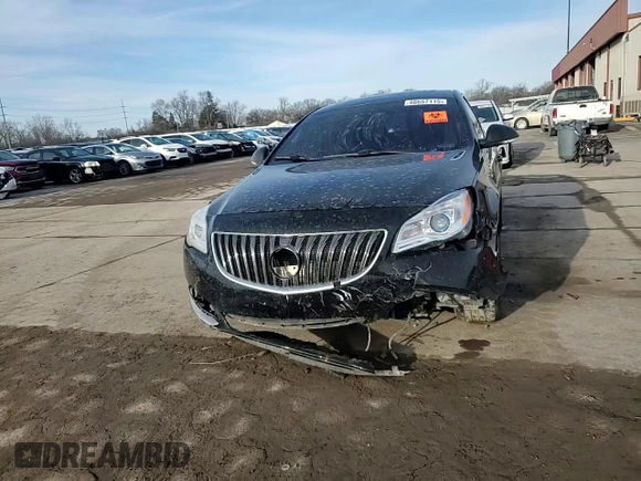 2014 Buick Regal with VIN 2G4GV5EK7E9313935, listed as a Copart auction lot 46657115 with 0 mi miles and Salvage Title. Bid and sale history available at carsss.com. Image 11.