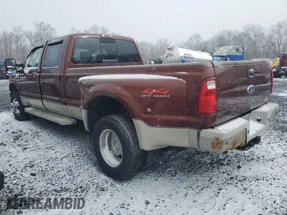 2008 Ford F-350 XL z VIN 1FTWW33R08EA64106, wystawiony jako Copart lot #45463525 z przebiegiem 91 850 mil mil oraz Szkoda całkowita • Salvage title. Historia ofert i sprzedaży dostępna na DreamBid. Obrazek 2.
